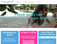 Tablet Screenshot of frankgehtran.de